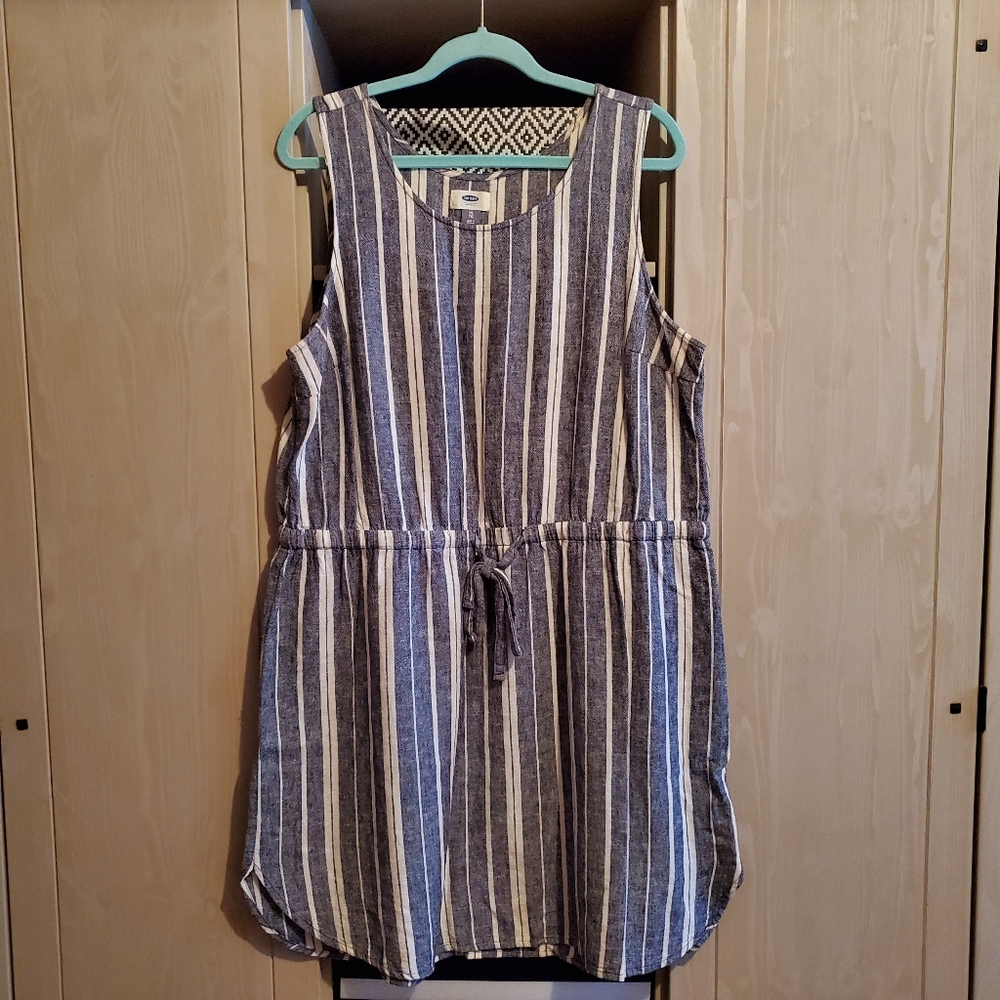 Old Navy Linen Sleeveless Dress XL